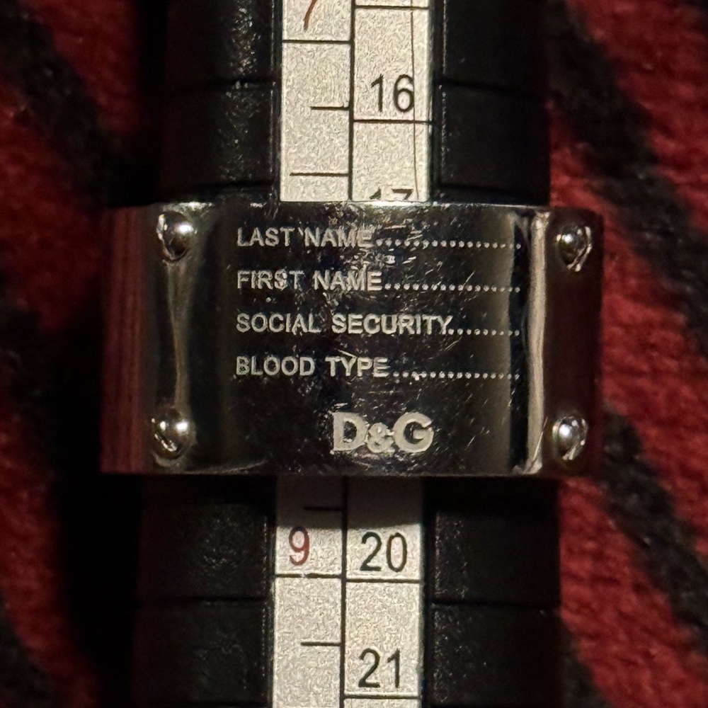 D&G Silver Ring